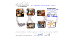 Desktop Screenshot of lawrencebarndance.org